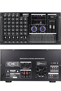 Midex Mx-2350u Ekolayzer'lı Stereo Power Mikser Anfi 2x350 Watt 4