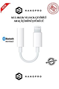 Nanopro Iphone Ipad Lightning Uyumlu Kulaklık Çevirici Aux