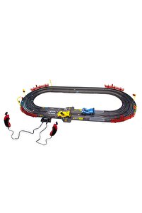 Erzi 1/43 Ölçek Yarış Pisti Işıklı Formula Pisti İki Kişilik Top