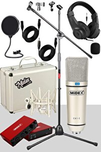 MT コントア まとめ売り Midex Cx1-c Mikrofon Glx-800 Kulaklık Ms06 Stand Shock Mount Pop
