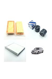 Hyundai Accent Era 1.4 - 1.6 Benzin Ve Lpg (2006 - 2012) Filtre Bakım Seti ürün fotoğrafı