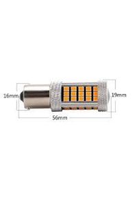 Premium P21w-1156-bau15s-9w 150* Tek Duy Led Sinyal Ampul Çapraz Tırnaklı ürün fotoğrafı