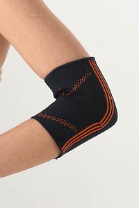 Ortopedik Koruyucu Çift Taraflı Kullanılabilen Elastik Örme Likralı Kompakt Spor Dirseklik Unisex ürün fotoğrafı