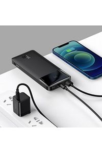 Tx Powerbank Bipow 15w Hızlı Şarj 10000ma Led Siyah Ppdml-ı01 Tex Yeni Model Desen 721051 ürün fotoğrafı