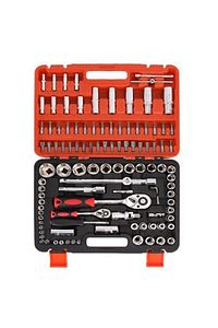 108 Pcs Crv Çeliği Profesyonel Parlak Lokma Takımı 1/2-1/4 (108 Parça) ürün fotoğrafı