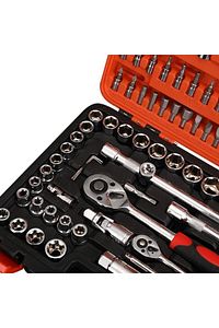 108 Pcs Crv Çeliği Profesyonel Parlak Lokma Takımı 1/2-1/4 (108 Parça) ürün fotoğrafı