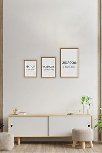 12 Parça Çerçeve Görünümlü Mdf Tablo Seti ürün fotoğrafı