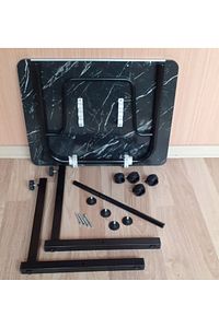 Tekerlekli Laptop Bilgisayar Çalışma Masası Eğim Yükseklik Ayarlı Akrobat Koltuk Sehpası ürün fotoğrafı
