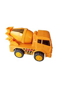 Oyuncak Iş Makinaları Seti Dozer, Kepçe, Mikser Ve Kamyon, Sürtmeli 4'lü Set ürün fotoğrafı