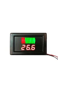 Akü Kapasite Göstergesi Voltmetreli 12-24V ürün fotoğrafı