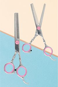 Profesyonel Titanium Berber Kuaför Makası Ara Makas 6.5 Inç Saç Kesim Makası Hair Style Xlq507b ürün fotoğrafı