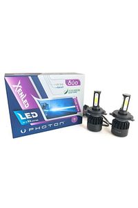 Duo H4 Led Xenon Beyaz Far Ampulü Uzun Kısa Zenon ürün fotoğrafı