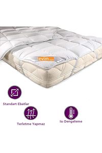 Comfort Lastikli Yatak Pedi Tüm Ebatlar - Uyku Pedi 400gr/m2 ürün fotoğrafı