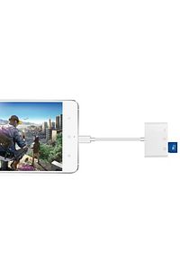 5232 Usb Type C To Sd Microsd Tf Kart Okuyucu Usb 3in1 Çevirici Dönüştürücü Adaptör ürün fotoğrafı
