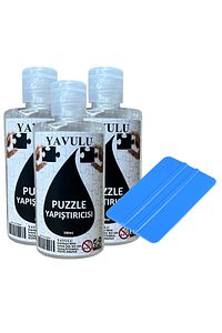 Puzzle Yapıştırıcısı / Puzzle Koruyucusu / Puzzle Tutkalı (Şeffaf) 100ml(3Adet) ve Ragle ürün fotoğrafı