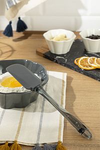 Eggy Silikon Spatula 25 Cm Siyah ürün fotoğrafı