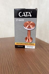 Cata Oslo Şarjlı Dim Edilebilir Masa Lambası CT-8435 Tek Anahtarla 3 Renk Yanma Modlu ürün fotoğrafı