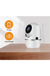 Mini Akıllı Kamera 360° Wifi Bebek Video Gözetim 2 Yönlü Ses Aktarım Gece Görüşlü Güvenlik Sistemi ürün fotoğrafı