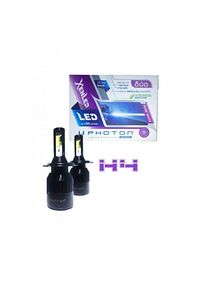 Duo H4 Led Xenon Beyaz Far Ampulü Uzun Kısa Zenon ürün fotoğrafı