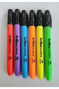 Supreme Highlighter Fosforlu İşaretleme Kalemi Set 6 Renk ürün fotoğrafı
