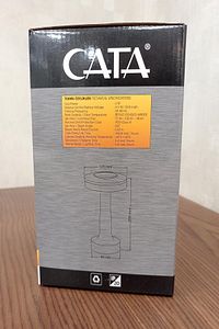 Cata Oslo Şarjlı Dim Edilebilir Masa Lambası CT-8435 Tek Anahtarla 3 Renk Yanma Modlu ürün fotoğrafı