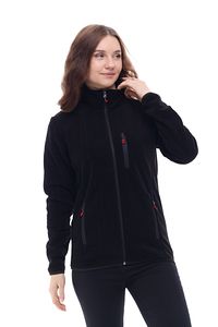Ghassyco. Kadın Tam Fermuarlı Kalın Outdoor Polar Ceket ürün fotoğrafı