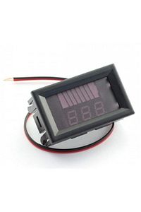 Akü Kapasite Göstergesi Voltmetreli 12-24V ürün fotoğrafı