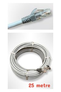 25 Metre Cat 6 Network Internet Ethernet Bilgisayar Kablosu ürün fotoğrafı