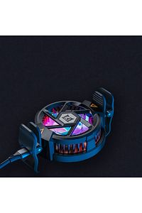 Iphone Xiaomi Samsung Android İos Uyumlu Cep Telefon Soğutucu Fan Rgb'li Işıklı Oyun Hızlandırıcı ürün fotoğrafı