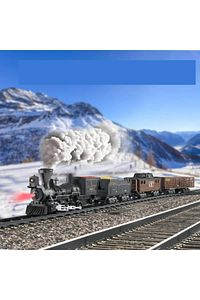 Buharlı Işıklı Ve Sesli Oyuncak Tren Buharlı Tren ürün fotoğrafı