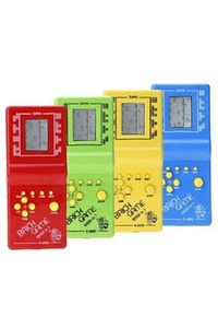 Gameboy El Konsolu Renkli Pilli Tetris Nostaljik Oyuncak Tetris Karışık Renk Pil ürün fotoğrafı