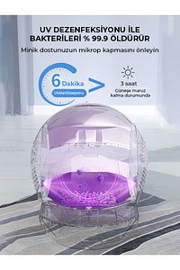 Akıllı Kedi Tuvaleti, Uv Işını Ile Bakterileri Öldürme, Koku Geçirmez - Uygulama Üzerinden Kontrol ürün fotoğrafı