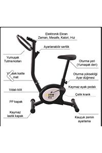 Eco Plus Dikey Bisiklet Kırmızı ürün fotoğrafı