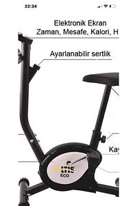 Eco Plus Dikey Bisiklet Kırmızı ürün fotoğrafı
