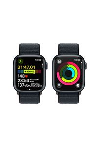 Watch Series 9 GPS 41mm Gece Yarısı Alüminyum Kasa ve Gece Yarısı Spor Loop ürün fotoğrafı