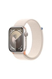Watch Series 9 GPS 45mm Yıldız Işığı Alüminyum Kasa ve Yıldız Işığı Spor Loop ürün fotoğrafı