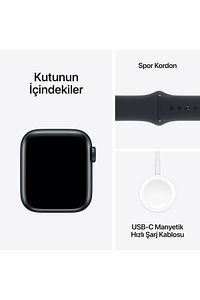 Watch SE GPS 40mm Gece Yarısı Alüminyum Kasa ve Gece Yarısı Spor Kordon - S/M ürün fotoğrafı