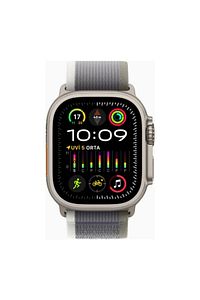 Watch Ultra 2 GPS + Cellular, 49mm Titanyum Kasa ve Yeşil/Gri Trail Loop - S/M ürün fotoğrafı