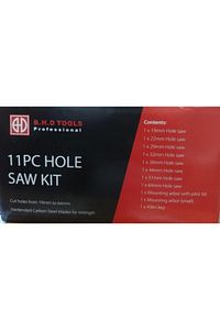 11 Parça 19-64 Mm Alçıpan Ahşap Delme Panç Seti ürün fotoğrafı