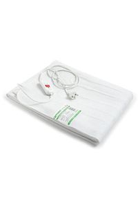120 x 150 KING COTTON OMAK ELEKTRİKLİ BATTANİYE ÇİFT KİŞİLİK 120x150 Beyaz Düz 1-2 Kg Pamuk Polyest ürün fotoğrafı