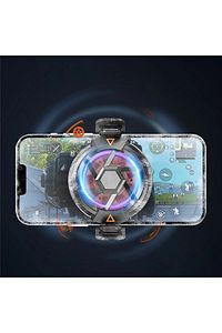 Iphone Xiaomi Samsung Android İos Uyumlu Cep Telefon Soğutucu Fan Rgb'li Işıklı Oyun Hızlandırıcı ürün fotoğrafı