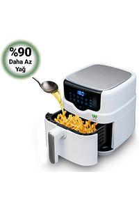 Fritöz Wiami Air Fryer 4.5 Litre Beyaz Akıllı  586Mseri ürün fotoğrafı