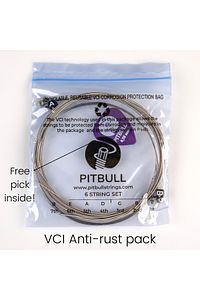 Pitbull Strings Silver Seri Elektro Gitar Teli 3'lü Set (Tel Sarıcı+4 Pena+Şapka)SEG 10-46 L 3P SSC ürün fotoğrafı
