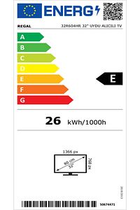 32R604HR 32'' 80 Ekran HD TV ürün fotoğrafı