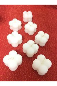 50 Adet Özel Mini Bubble Mum Davet Nikah Söz Nişan Kına Hediyeliği ürün fotoğrafı