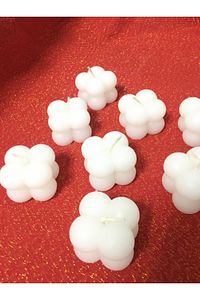 50 Adet Özel Mini Bubble Mum Davet Nikah Söz Nişan Kına Hediyeliği ürün fotoğrafı