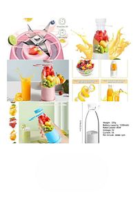 Pratik El Blender 6 Bıçaklı Taşınabilir Sebze Meyve Doğrayıcı Içecek Karıştırıcı ürün fotoğrafı
