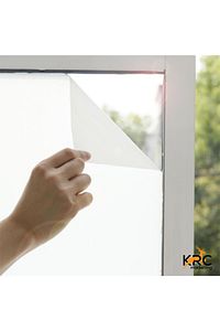 Balkon Camı Kaplama Folyosu 60cmx1mt Buzlu Cam Filmi Kendinden Yapışkanlı ürün fotoğrafı