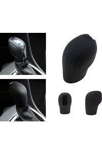 Siyah Volkswagen Seat Skoda Golf Leon Dsg Silikon Vites Topuz Kılıfı ürün fotoğrafı