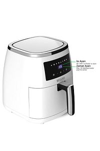 Fritöz Wiami Air Fryer 5 Litre Beyaz Akıllı  545Eseri ürün fotoğrafı